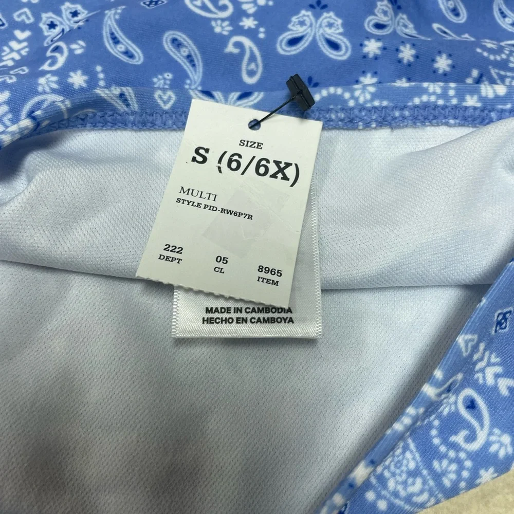 Bandanna print swimsuit bottoms